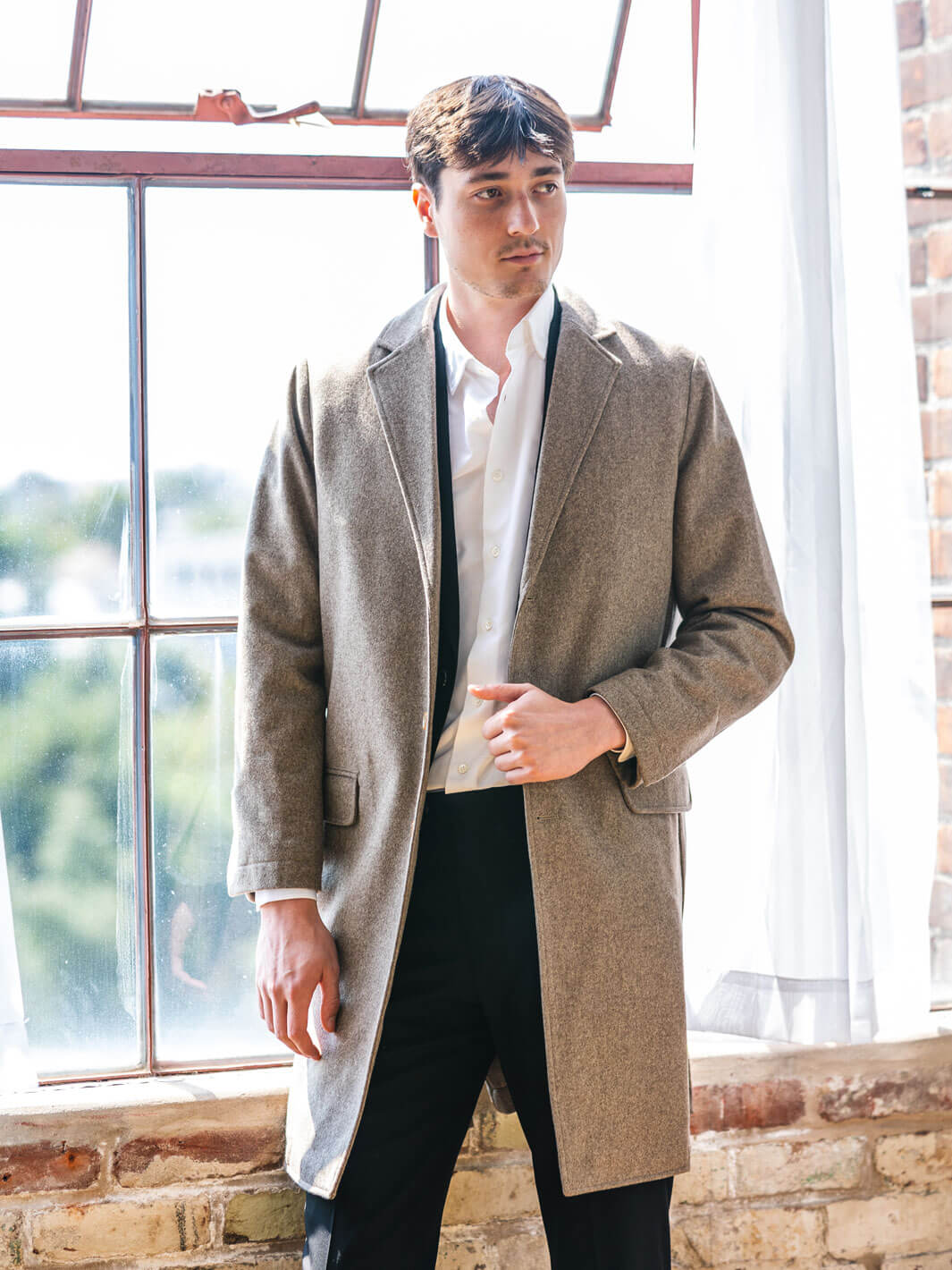 Alpine Flannel Overcoat - Image 2