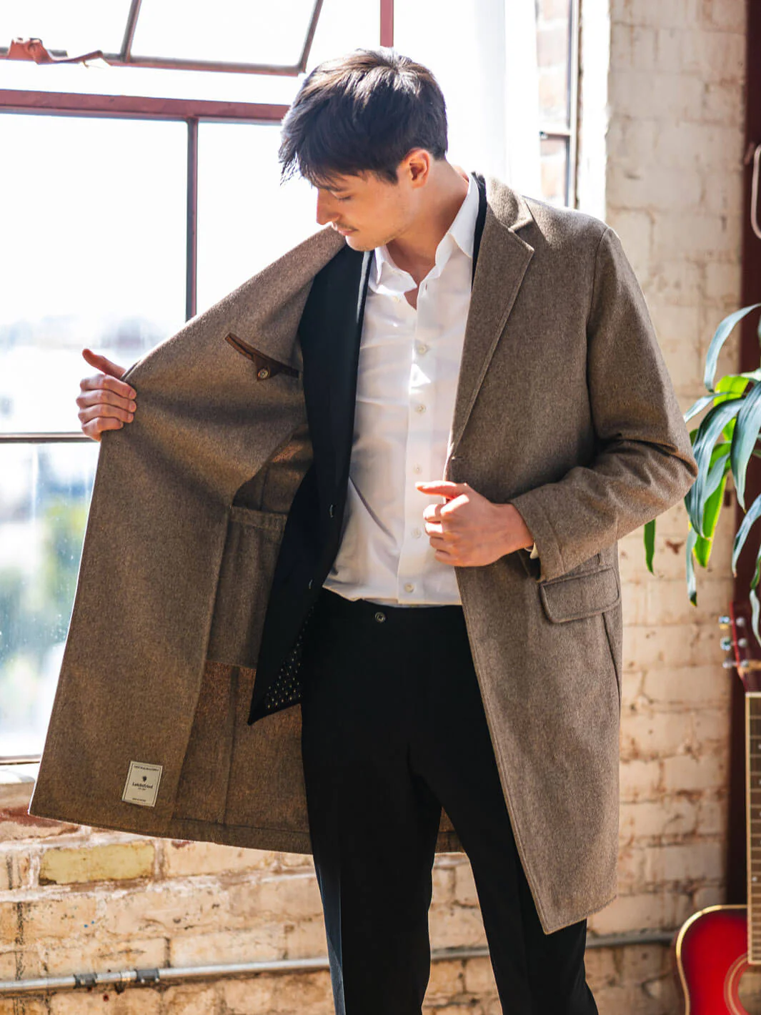 Alpine Flannel Overcoat - Image 3