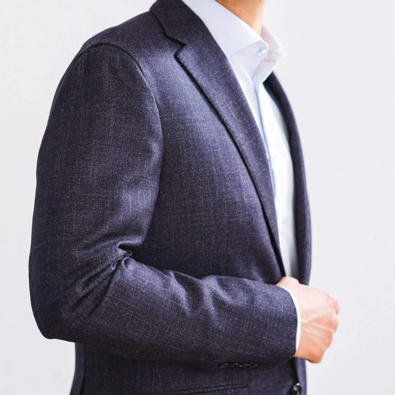 Aubergine "Silk & Wool" Sport Coat - Image 5