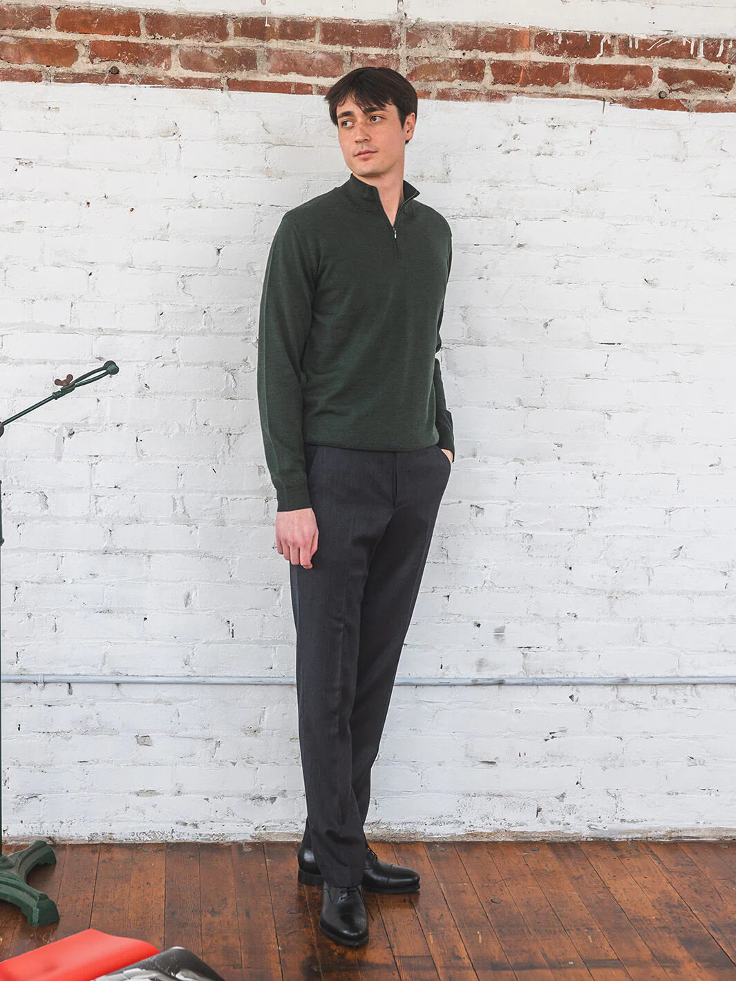 Charcoal Cavalry Twill Trousers