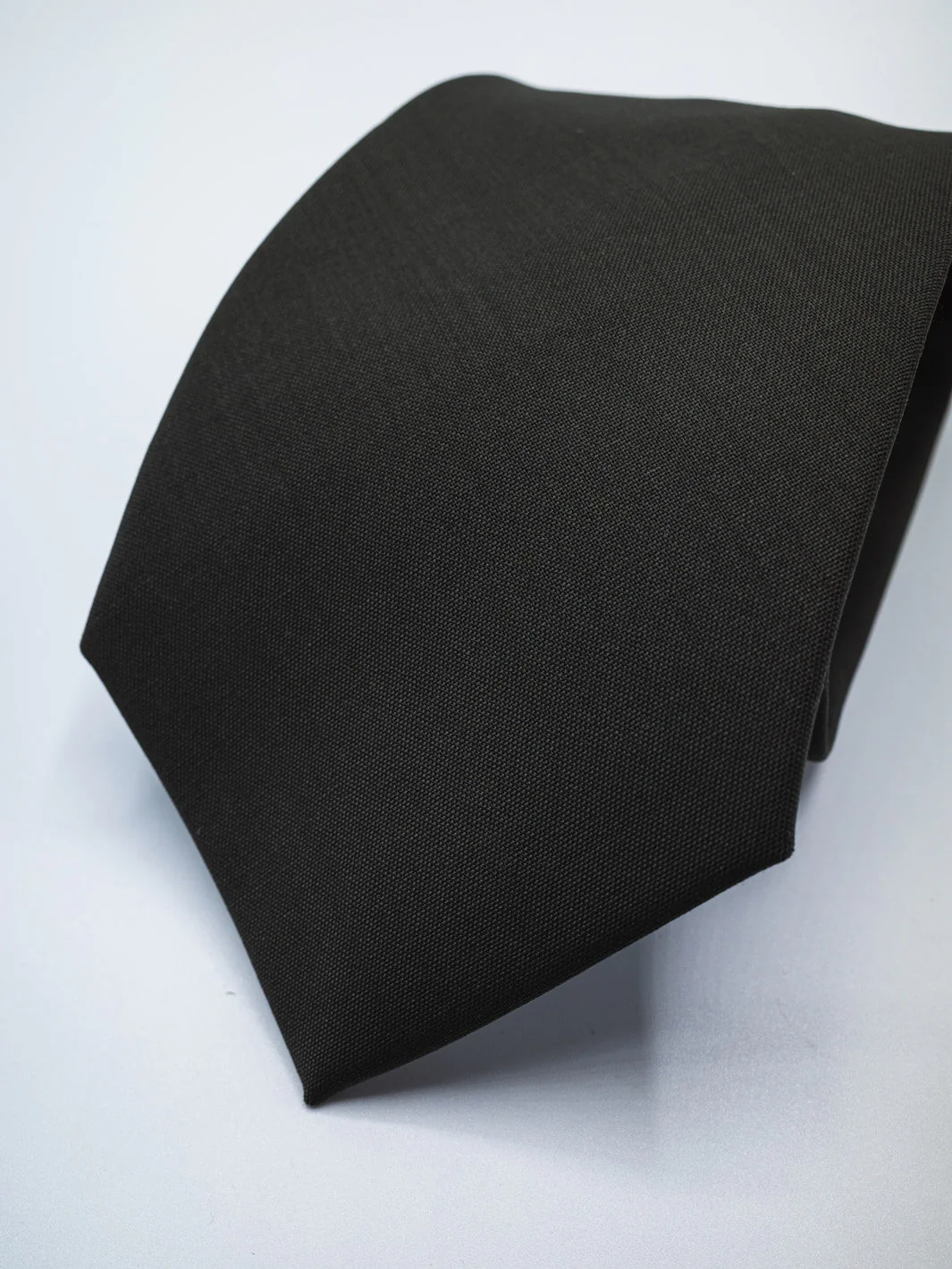 Solid Silk Tie - Dark Olive - Image 3