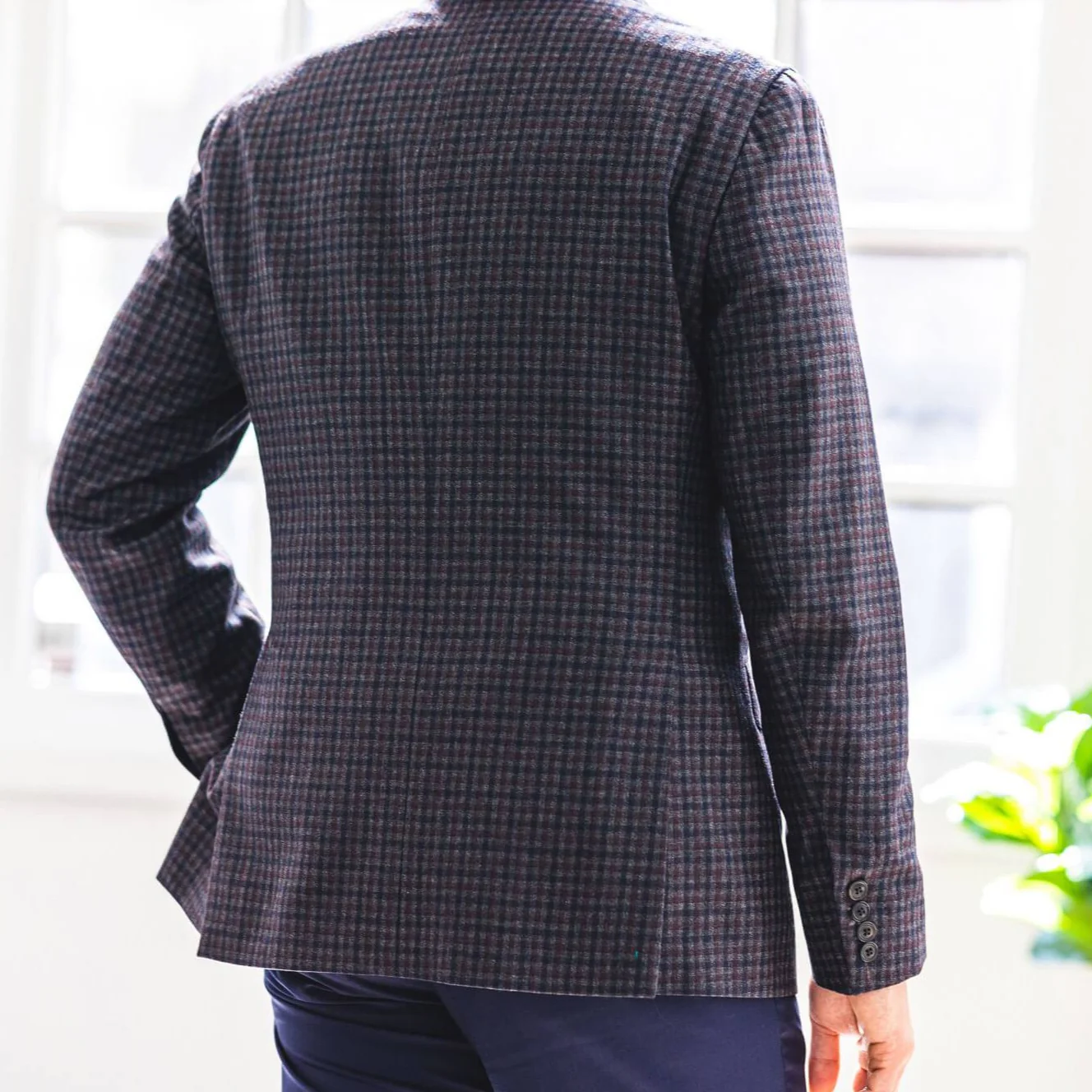 Grey Gun Check Sport Coat - Image 5