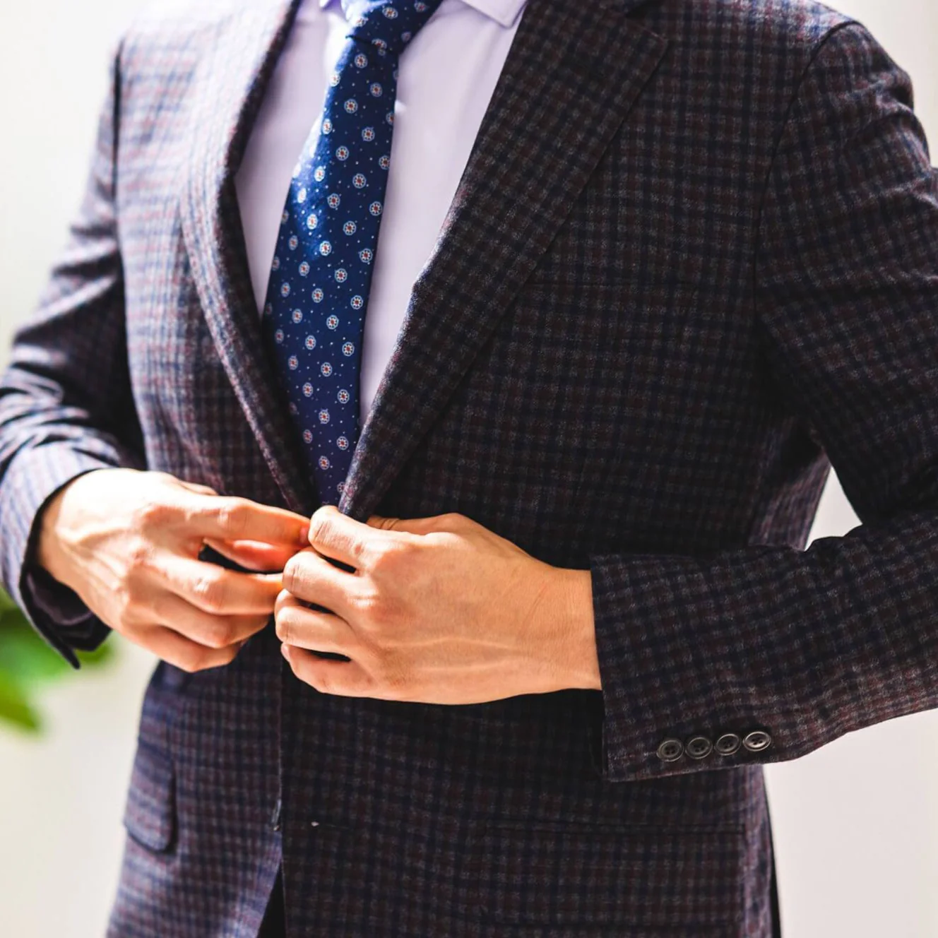 Grey Gun Check Sport Coat - Image 6