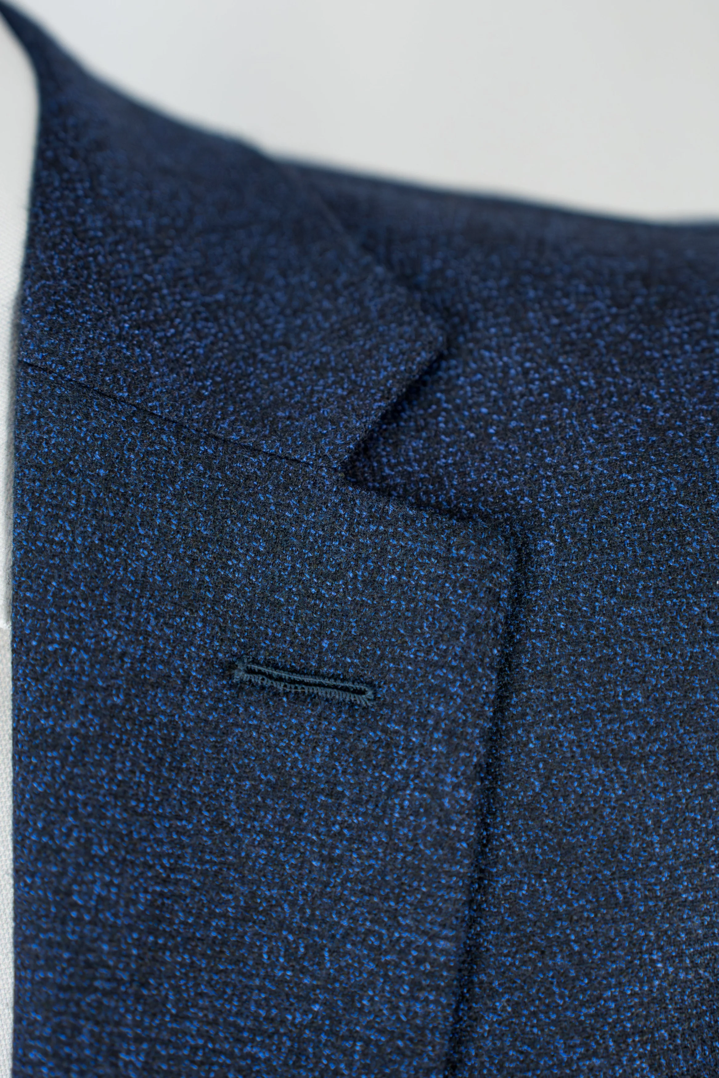 Dark Blue Textured Scabal Stardust Sport Coat - Image 3
